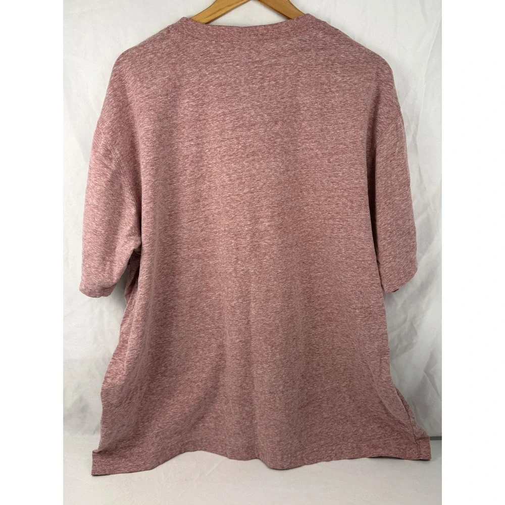Carhartt K87 Mens XL Original Fit Pocket T-Shirt Heather Clay Red Short Sleeve - Picture 2 of 8